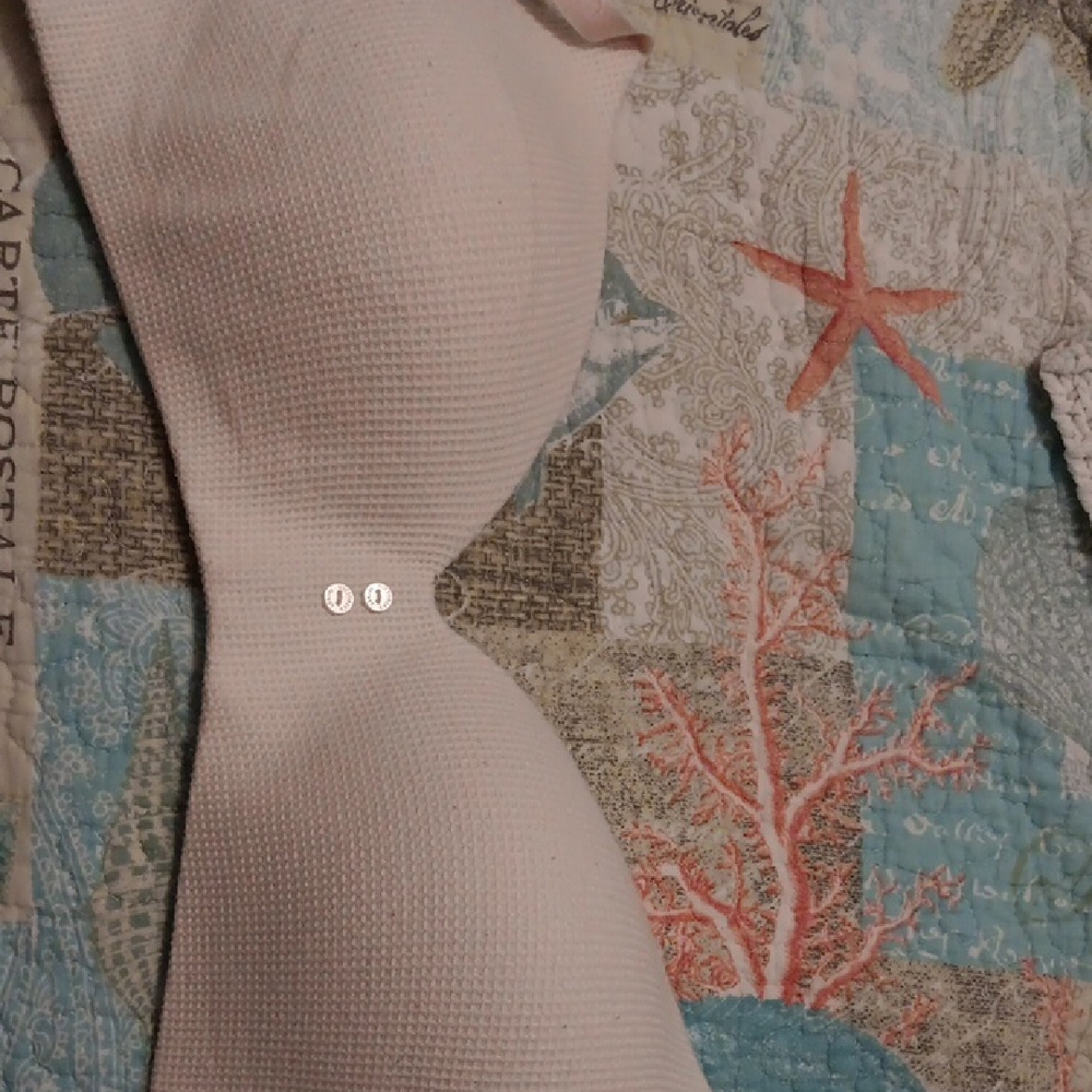 White Textured Bikini Top